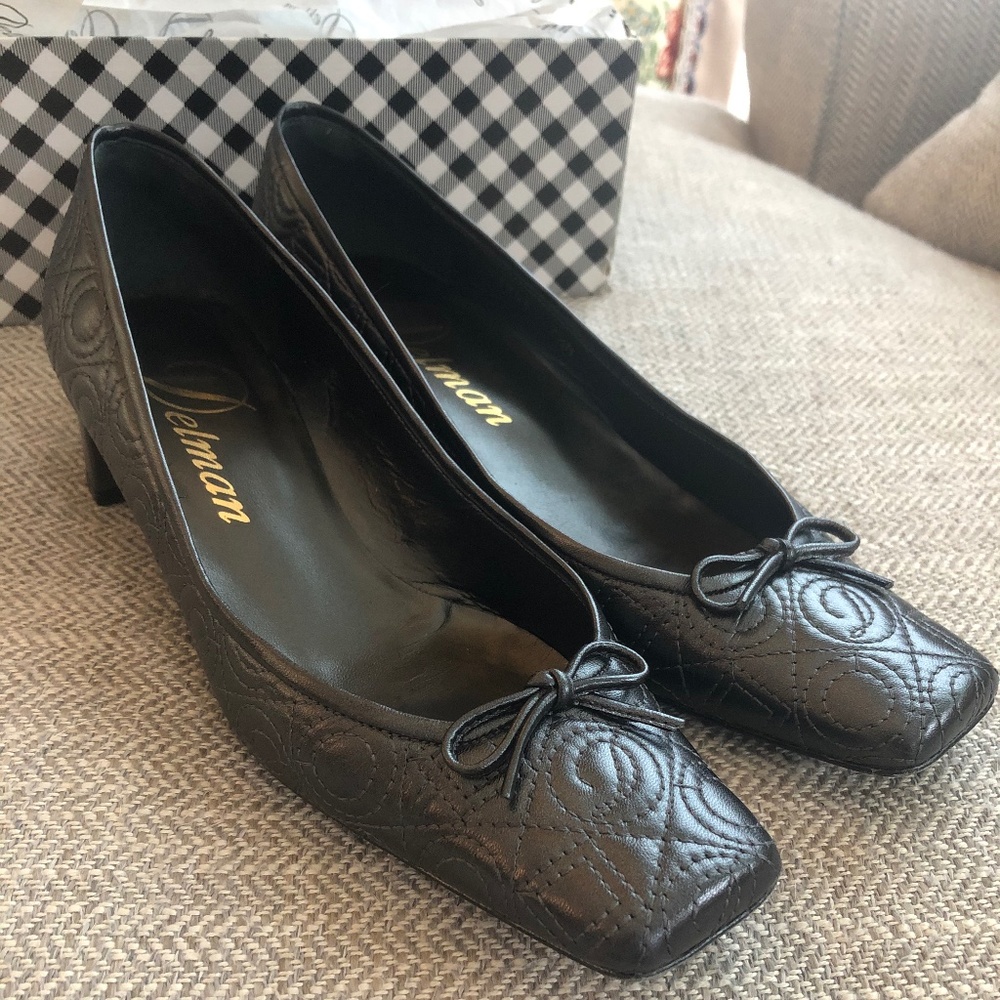 Delman Gorgeous Gray/Pewter Pumps